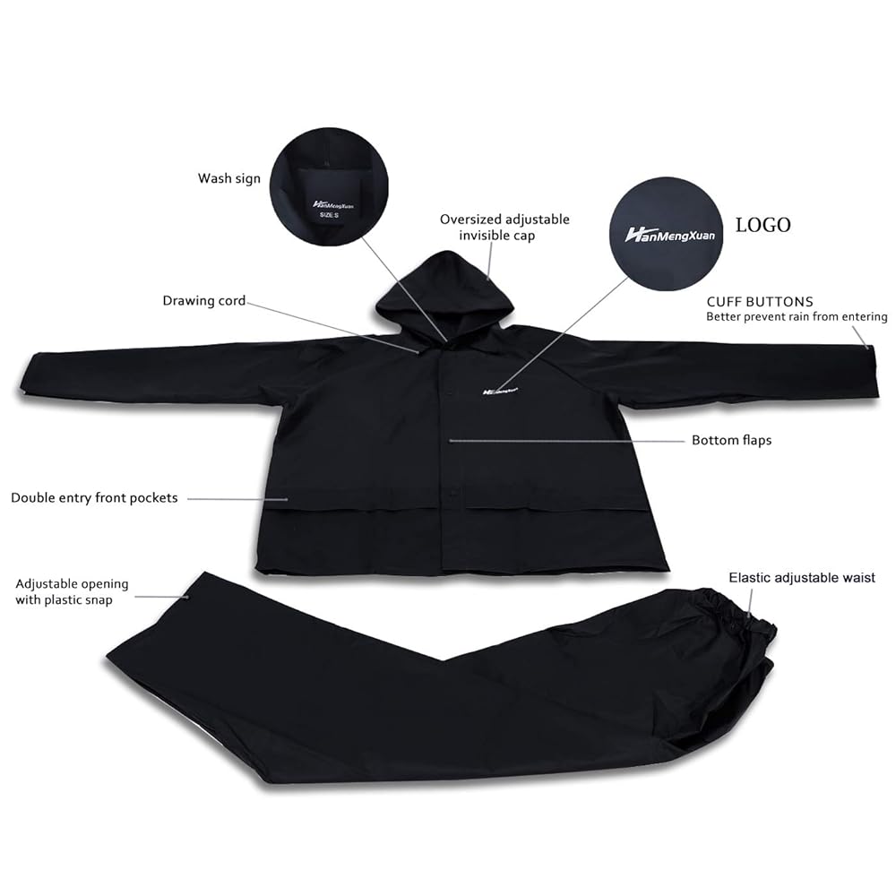 UTILITY PACKABLE SUIT BLACK サイズM UTILITY PACKABLE SUIT BLACK サイズM